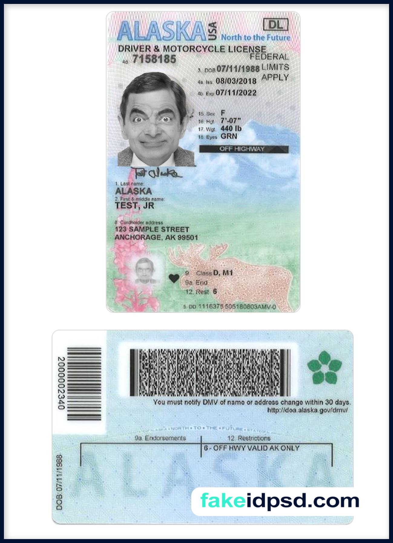 Alaska DL [USA AK] Updated