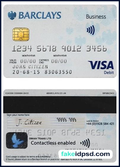 Barclay [UK] CreditCard