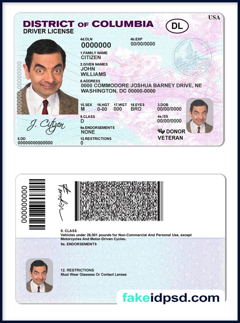 DL [ District of Columbia ] USA