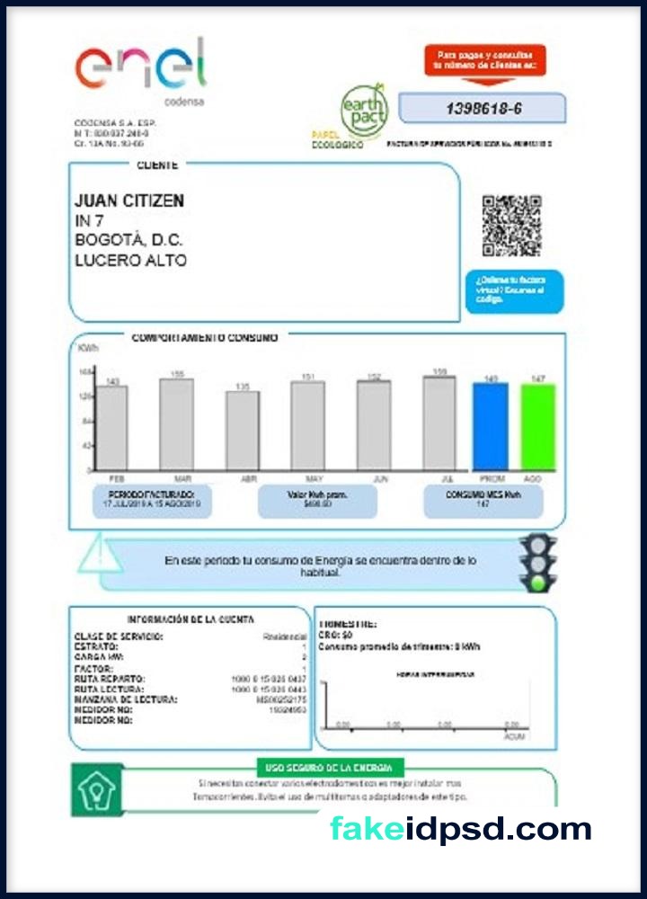 Columbia [ Utility Bill Entel ]