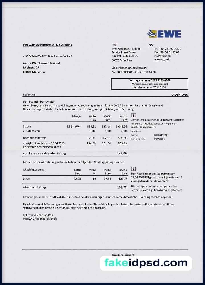 BILL EWE [ Germany ]