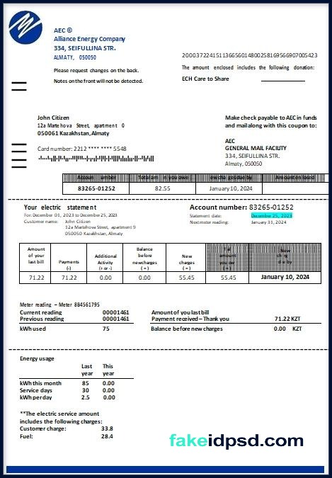 Kazakhstan [Utility Bill] Qiwi