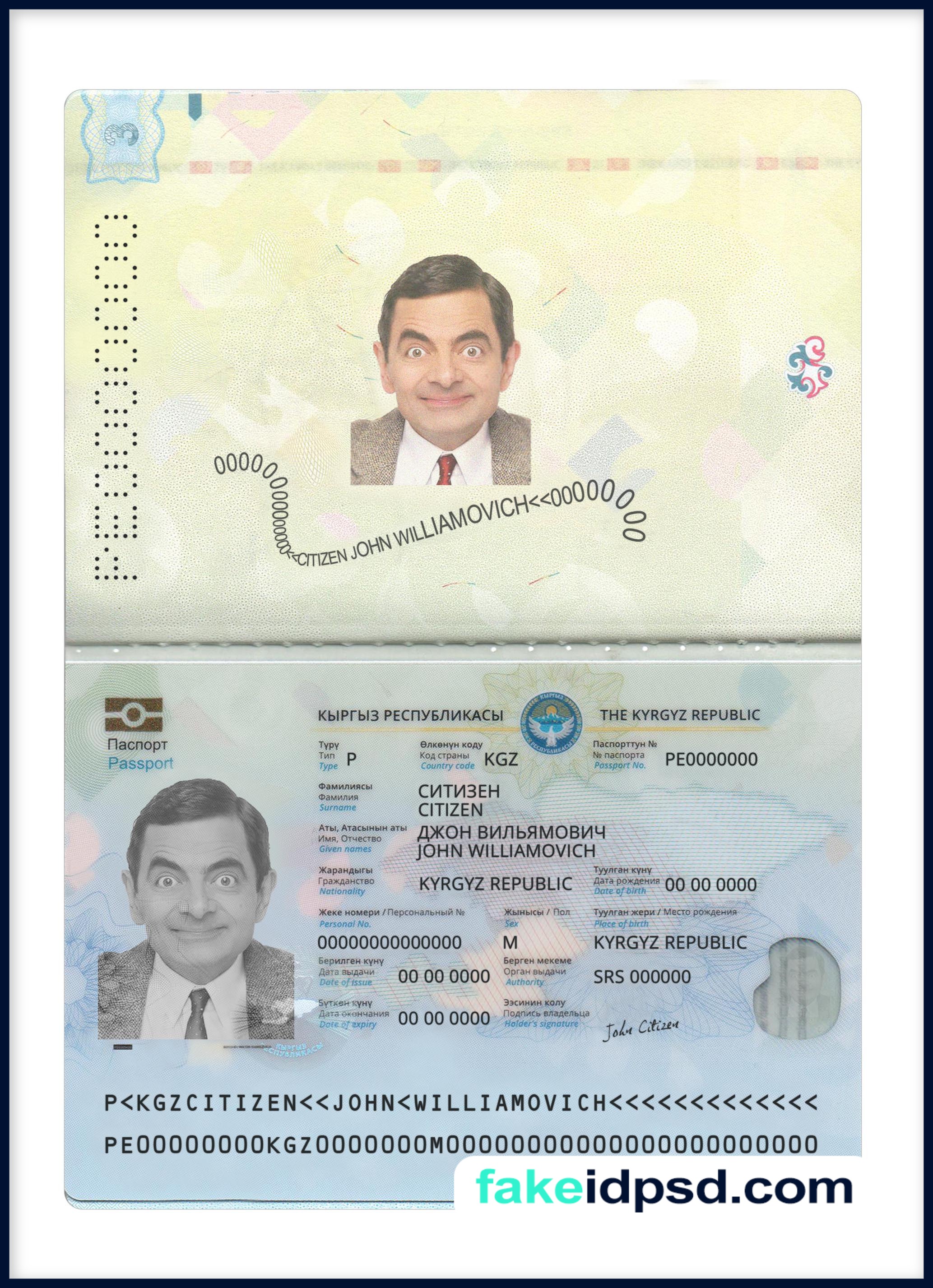 Passport Kyrgyzstan [Full New!]