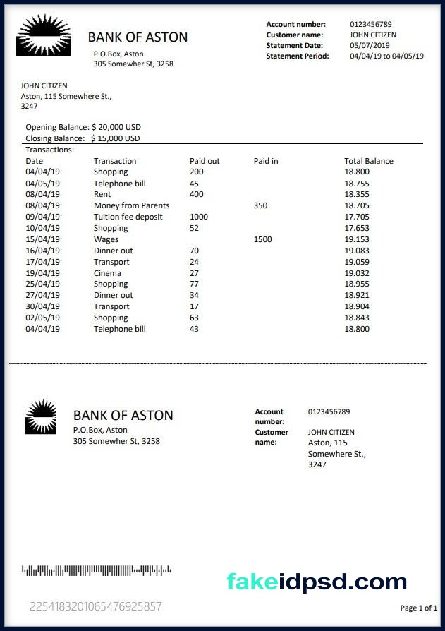 MBNA [UK] state