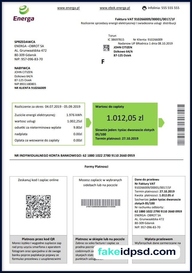 BILL [ Poland ] PGE