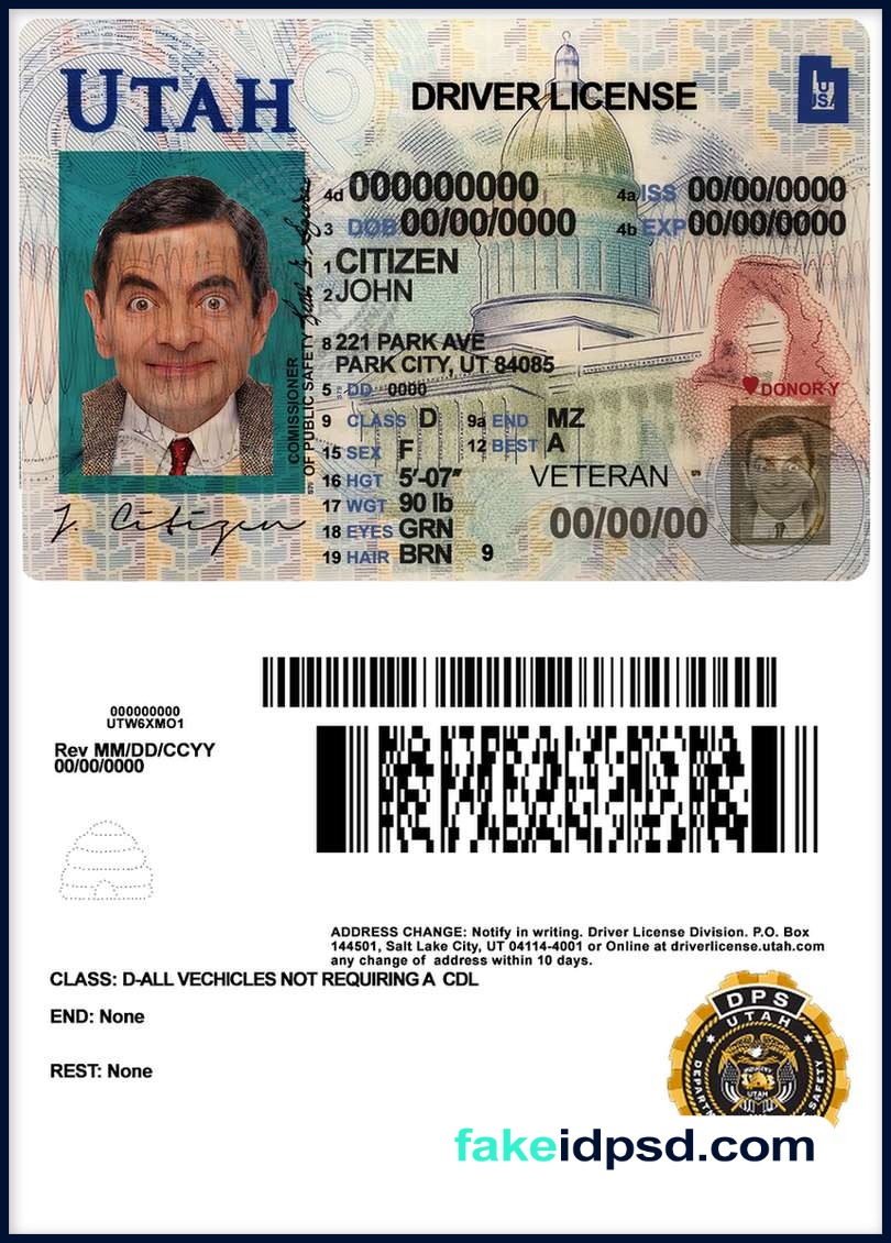 DL USA [ UTAH ] NEW